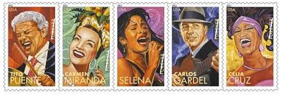 Latin Music Legends Stamp Series Picture